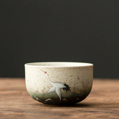 1pc 100ml Chinese Style Ceramic Teacup Coffee Cup Tea Bowl Set household Tea cup