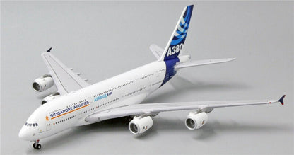 JC Wings Singapore Airlines FOR AIRBUS A380 F-WWOW 1:400 Plane Pre-built Model