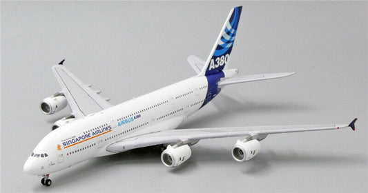 JC Wings Singapore Airlines FOR AIRBUS A380 F-WWOW 1:400 Plane Pre-built Model