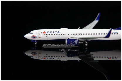 1:400 GeminiJets DELTA BOEING 737-800 Passenger Plane Diecast  Aircraft Model