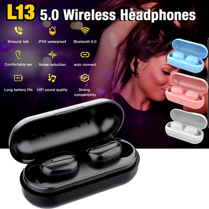 Waterproof Bluetooth 5.0 Earbuds Headphones Wireless Headset Noise Cancelling US