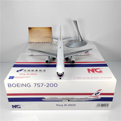 1:200 NG Model China Southwest Airlines B757-200 Airplane Diecast Aircraft Model