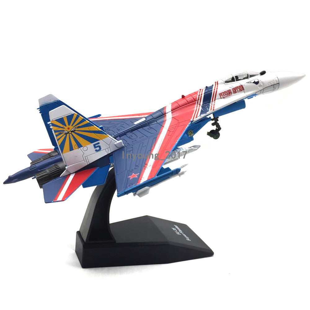 1/100 SU-35 Super Flanker 2014 Russian Air Force Plane Diecast Airplane Model