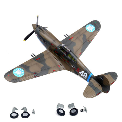 For Curtiss P-40C Warhawk Fighter Diecast Model 1:72 Scale Alloy Military Plane