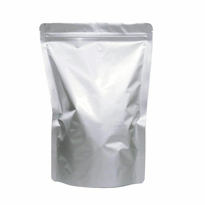 Cosmetic Bag 100pcs 4 Sizes Flat Bath Salt One Side Clear Mini Aluminum Foil Zip