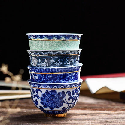 1pc Porcelain Tea Cup Small Tea Bowl Ceramic Phnom Penh Tea Bowl Single Cup