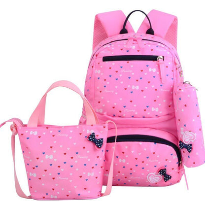 3Pcs Set School Bags Backpacks Kids Backpack Children Girls School bag