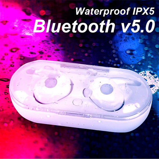 TWS Bluetooth 5.0 Wireless Earbuds Earphone In-Ear Stereo Waterproof Headphone