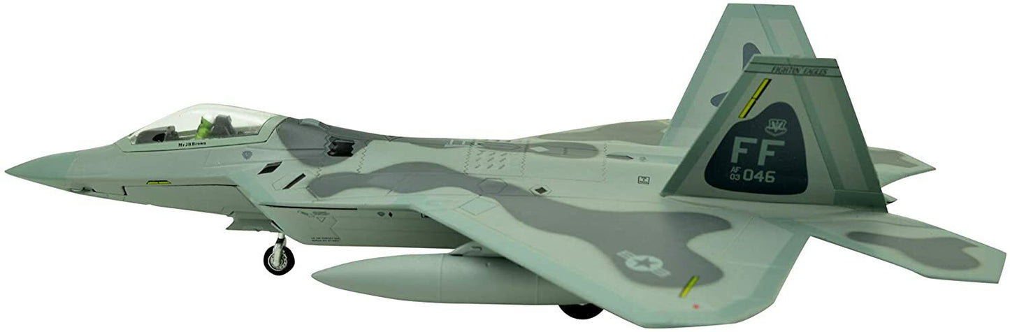 1:100 F-22 Raptor Fighter Attack Metal Military Airplane Model,US Air Force 2005