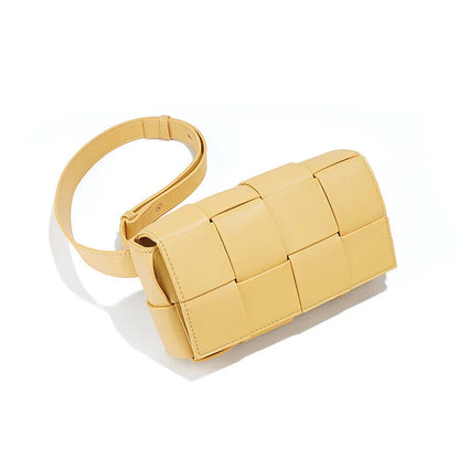 Bags Women Bag Weave Waist Belt Bag 2023 Trend Chest Pouch Female Bag