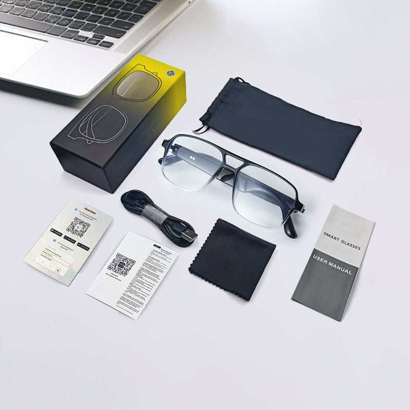 New Fashion Bluetooth Audio Smart Glasses Sunglasses Open Earbuds 2 Speakers