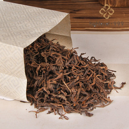 200g Ripe Pu'er Tea Yunnan Menghai Banzhang Ancient Tree Fermented Pure Tea