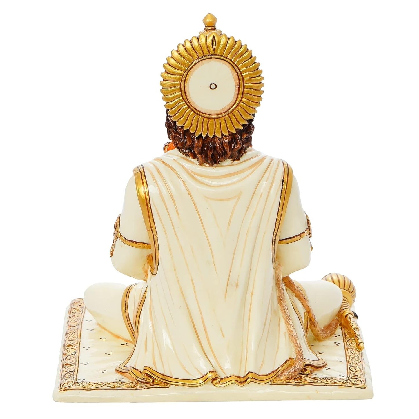 Hindu God Lord Hanuman on Sitting Position Statue Idol Figurine