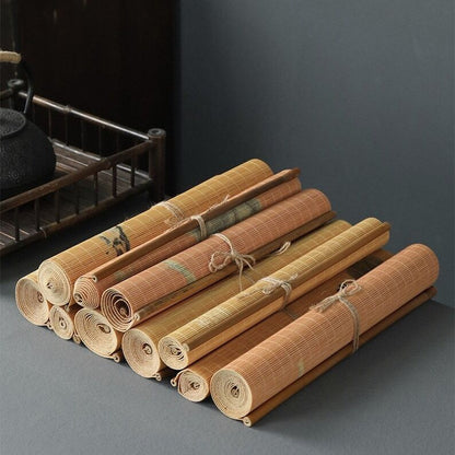 Bamboo Tea Table Mats|Bamboo Table Runner|Table Cloth|Kung Fu Tea Mats