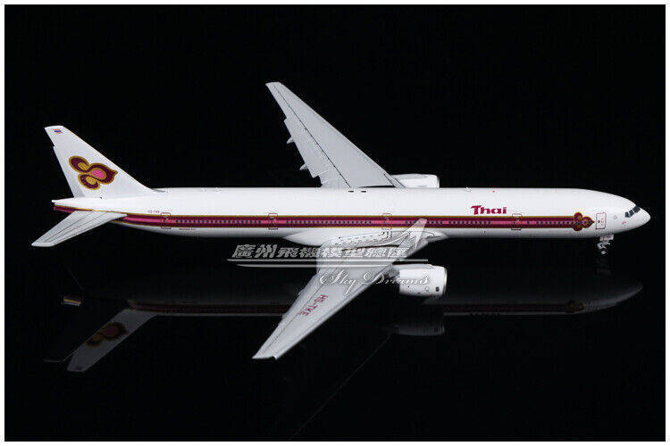 1:400 JC Wings Thai BOEING 777-300 Passenger Airplane Flap Down Diecast Model