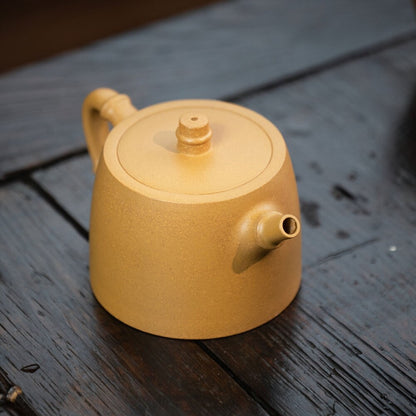 280ml Chinese Yixing Zisha Tea Pot Ball Shaped Infuser Holes Pattern Teapot