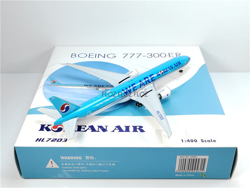 Phoenix Korean Air for Boeing B777-300ER HL7203 We are our pride 1:400 Model