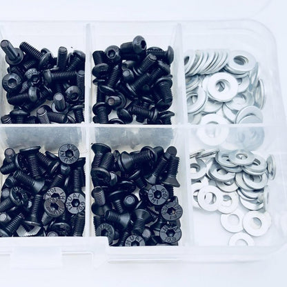 New 340pcs RC Screw Kit (M3, Hex Flat&Buttom Head)& M3 M4 Bolts For HSP RC Car