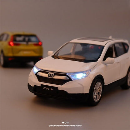 1:32 Honda CRV SUV Druckguss Modell Auto Sound & Licht zurückziehen Kinder Spielzeug Geschenk Kinder-