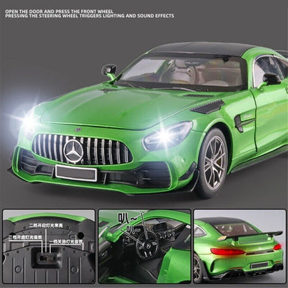 1:18 Mercedes Benz GT GTR Diecast Model Car Vehicle Collection Toy Gift No Box