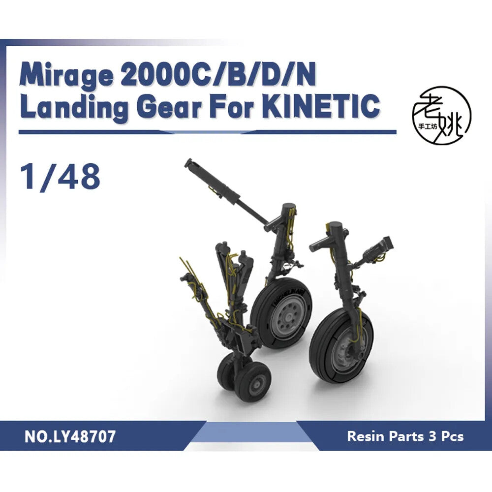 Yao's Studio LY48707 1/48 Model Upgrade Parts Mirage 2000C/B/D/N Landing Gear