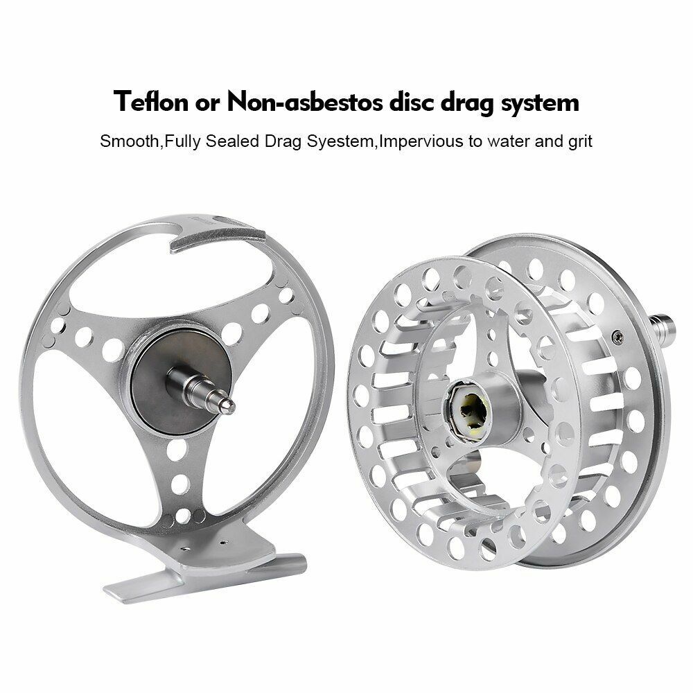 Fly Fishing Wheel 3/4-5/6-7/8 WT Reel Aluminum CNC Machine Cut Large Die Casting