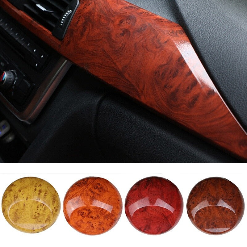 100x30cm Glossy Wood Grain Self Adhesive Sticker Car Vinyl Wrap Film DIY Decor