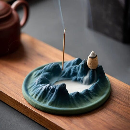 Ceramic Stick Incense Burner Holder Creative Mountain Home Incense Burner
