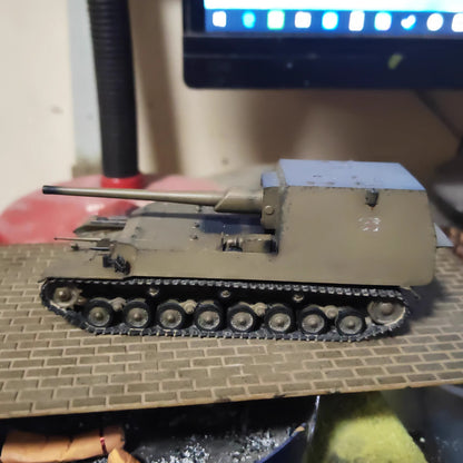 Homemade 1/72 Trial 1 Gun Battle Tank Tank Finished Model Ornament Toys