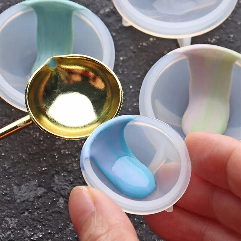 Seal Stamp Tool Soft Silicone Rubber Melting Wax Spoon Cleaner Scrapbook 30-40mm