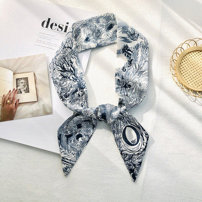 Handbag Handle Ribbon Scarf Band Hair Head Neck Neckerchief Retro Hair Ribbons