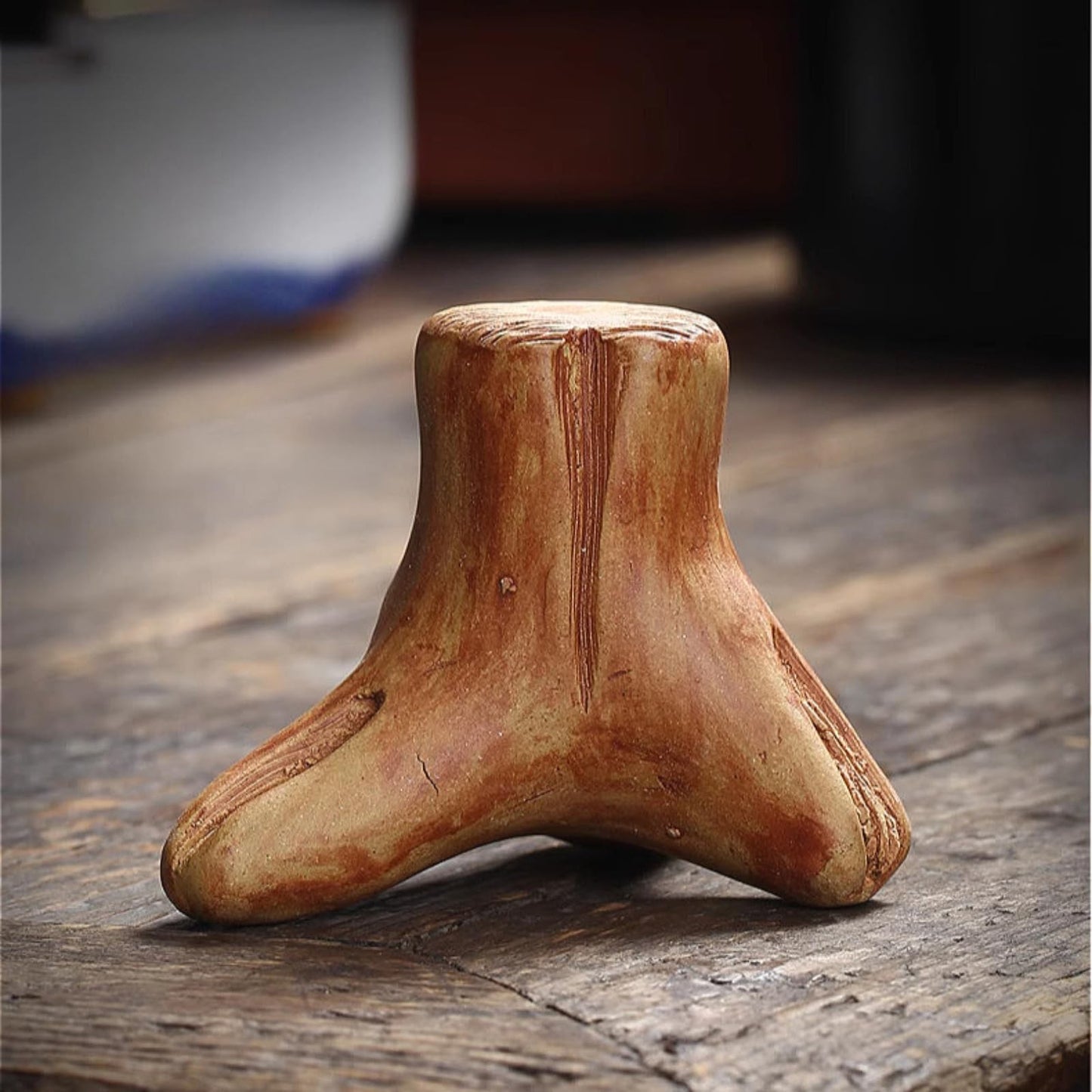 Tree Stump Tea Pet Ornament 7.4cm 3in Kungfu Tea Ceremony Tea Set Decoration