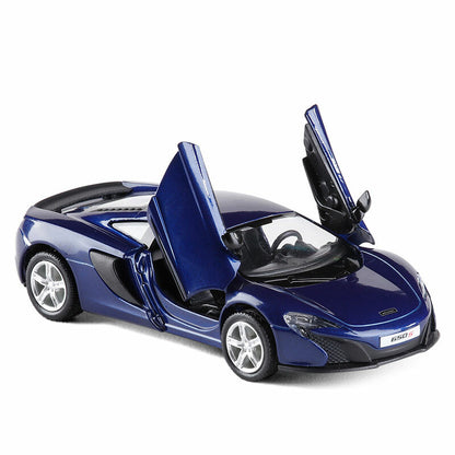 1/36 Scale McLaren 650s Model Car Diecast Toy Vehicle Kids Toys for Boys Blue