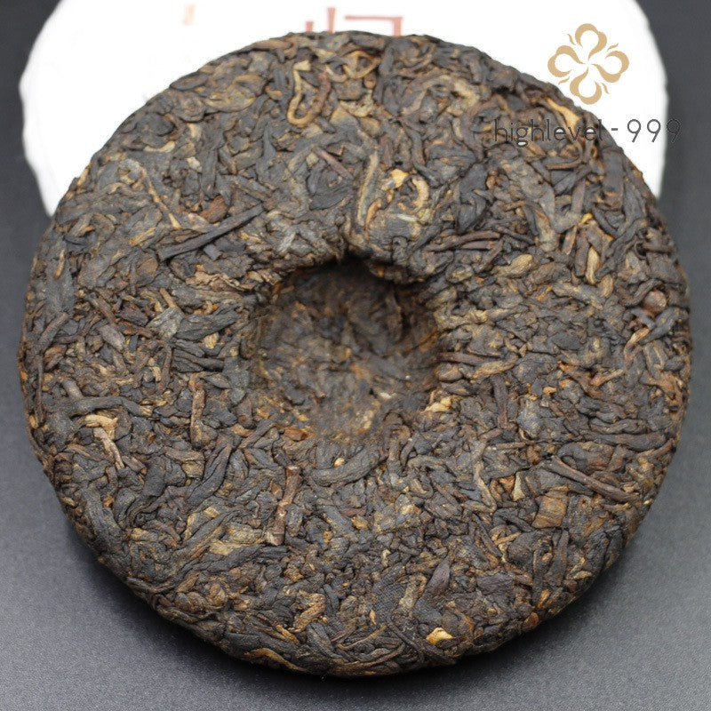 100g Ripe Pu'er Tea Cake 2015 Yunnan Xigui Aged Small Compressed Dried Leaf Tea