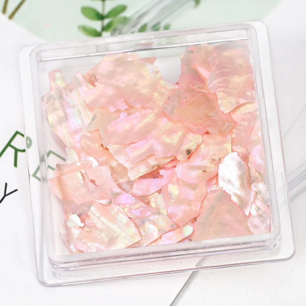 Nail Art Charms Flakes Abalone 3D Irregular Slice Shell Stone DIY Manicure Decor