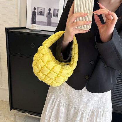 Shoulder Bags Pleated Cloud Mini Bag Versatile Small Handbag Crossbody Purse