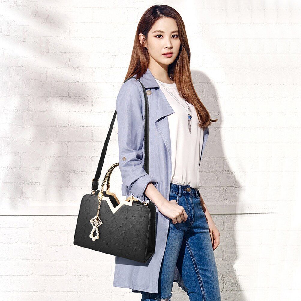 Shoulder Bag Fashion Handbags High Quality Unusual Synthetic Shell Purse Zipper
