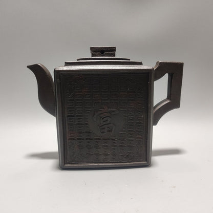 Vintage Chinese Yixing Purple Clay Teapot Zisha Ceremony Teaware Collection Rare
