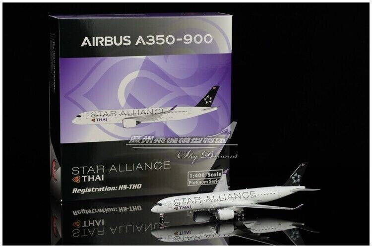 1:400 Phoenix THAI STAR ALLIANCE AIRBUS A350-900 Passenger Plane Diecast Model
