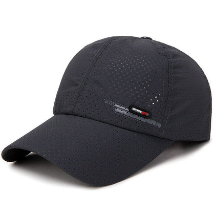 Unisex Breathable Mesh Hat Snapback HatAdjustable Quick Drying Hats Baseball Cap