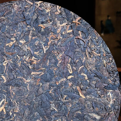 Yiwu Ecological Ancient Tree Yiwu Old Pu'er Ripe Tea Cakes 357g/12.59oz