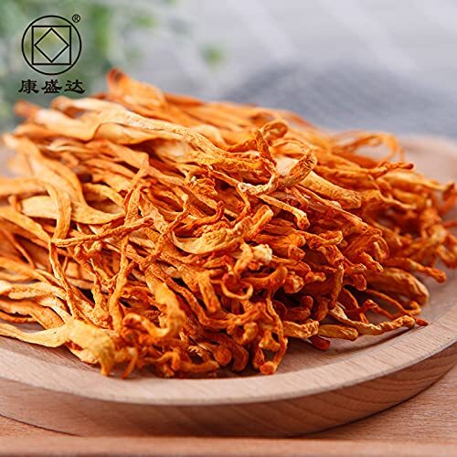Chinese Cordycep Flowers Chong Cao Hua,Golden Cordyceps Militaris Mushroom 250g