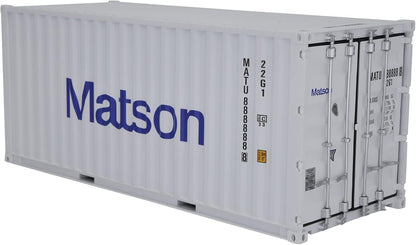 1:20 Matson 20GP Shipping Container Model Abs Resin & Wood Toy Decoration Gift