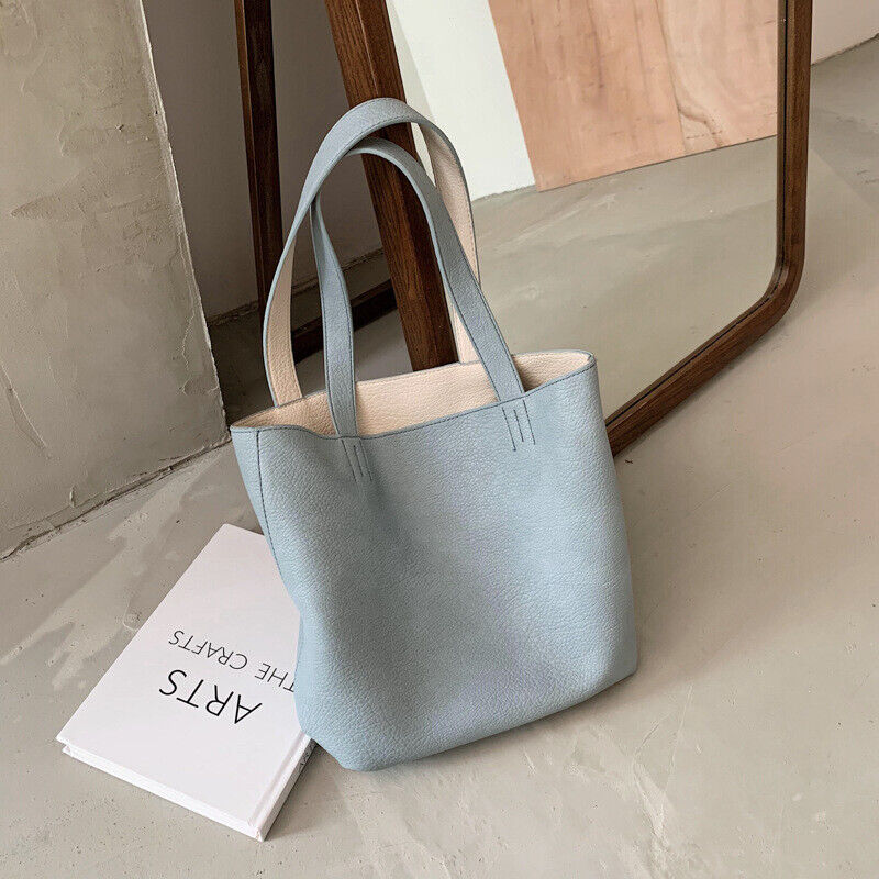 Ladies Handbag Shoulder Bag Versatile Double-sided Tote Bag Underarm Bag