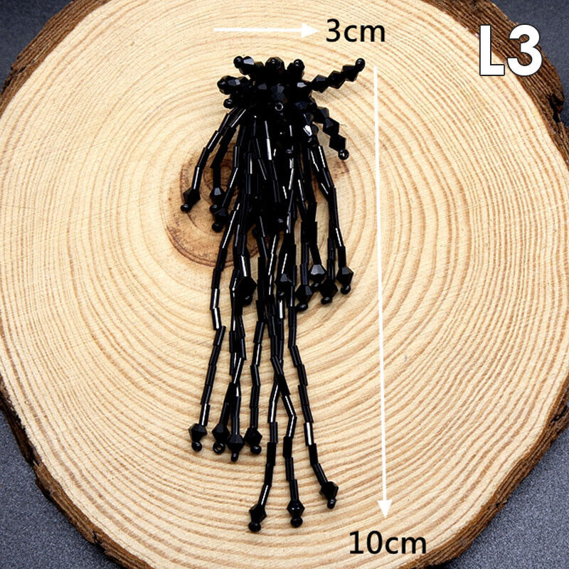 Tassel Nail Bead Cloth Paste Bag Earrings Jewelry Accessories Patch DIY Material