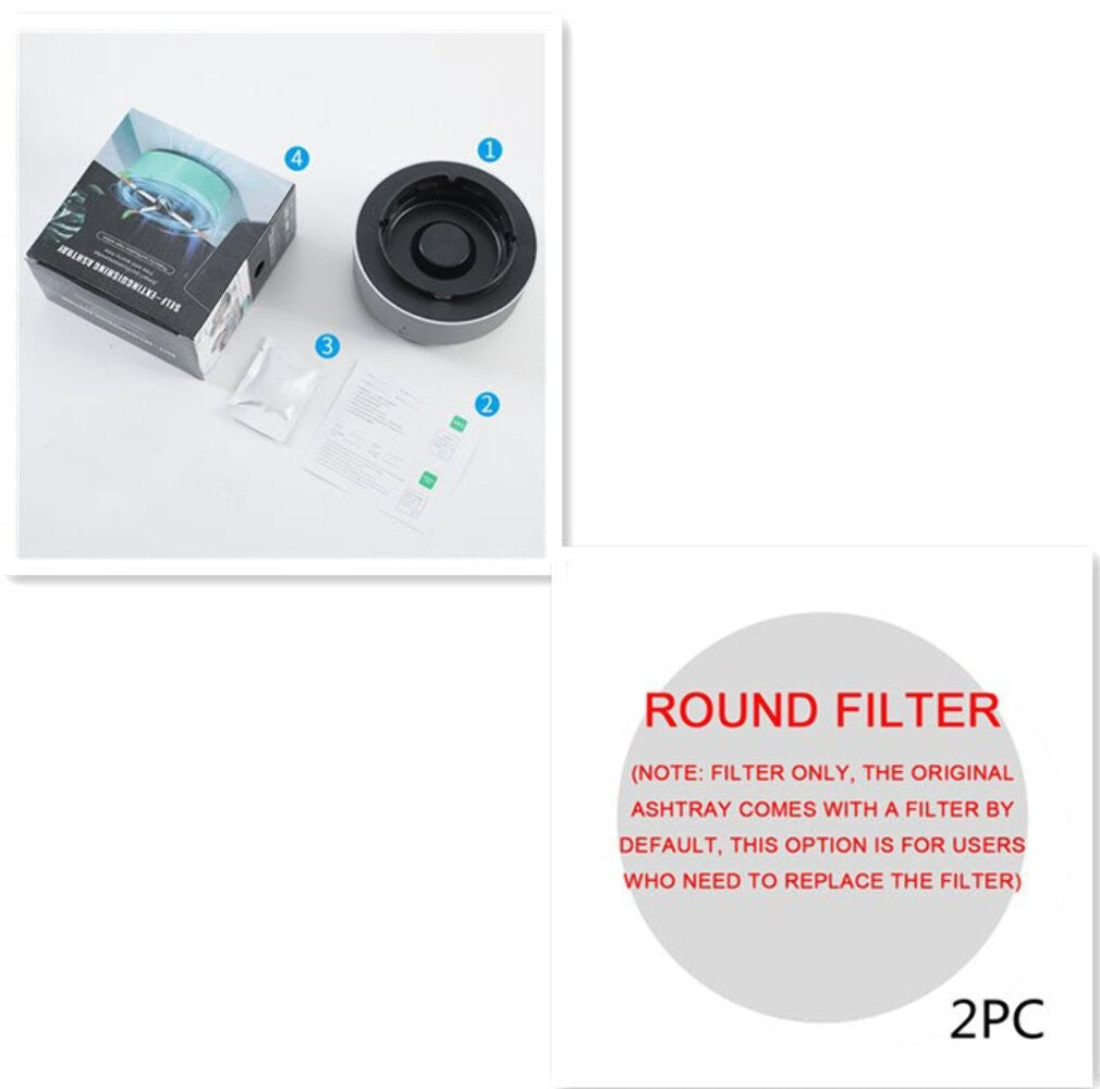 Portable Car Ashtray with Air Purifier – Smokers’ Gadget