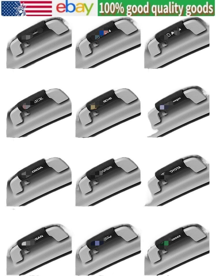 4 pieces of car handle protection cover, door handle anti slip universal
