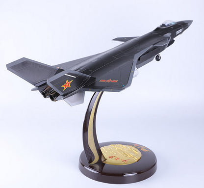1:36 54CM J-20 Stealth Fighter Airplane Diecast Military Aircraft Plane Model