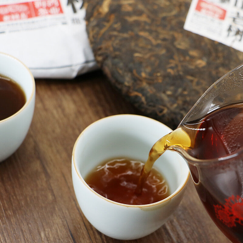 Ancient Mt. Old Tree * Haiwan Puerh Tea Cake 2018 500g Ripe Puer Shu Batch 181