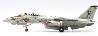 CW F-14A VF-142 Ghostriders squadron Weathering version 1/72 diecast model plane